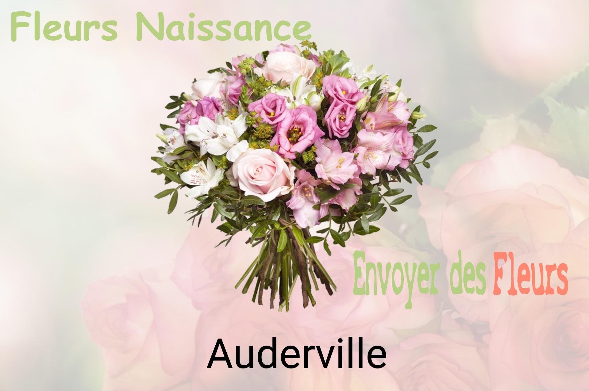 Bouquet de fleurs de naissance livré à Auderville